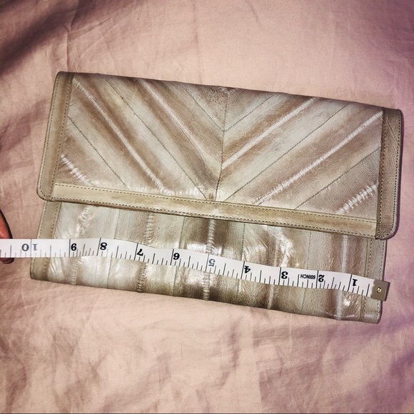 Unique and genuine Eel skin clutch - Picture 6 of 7